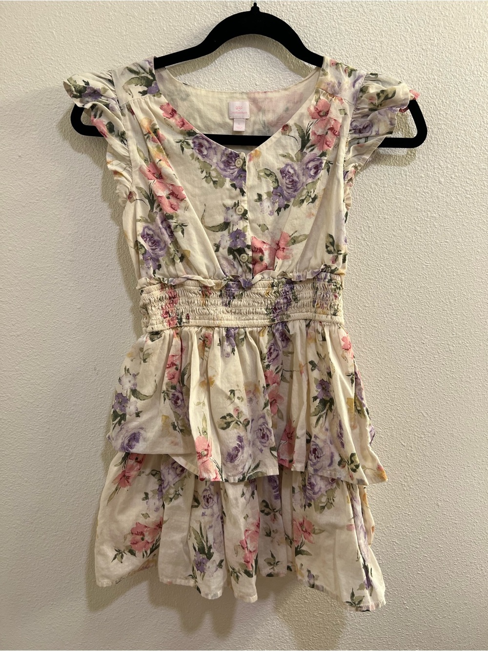 GAP x LSF Love Shack Fancy Girls Floral Mini Dress Large